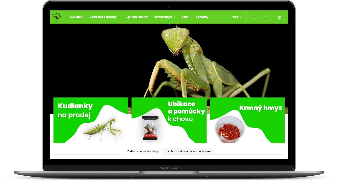 Tvorba e-shopu pro Cutemantis Pardubice