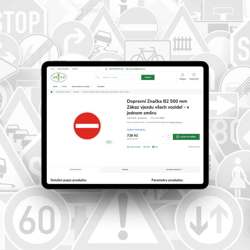 Detail produktu na novém e-shopu na Shoptetu