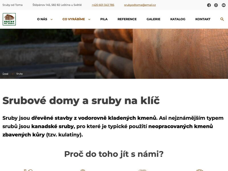 Nabízené stavby v přehledné formě na novém webu